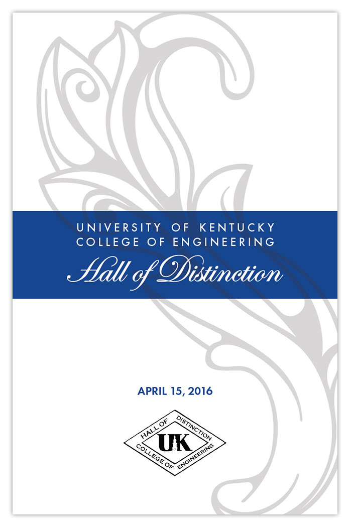 Hall of Distinction History Program 2016 - Print Design