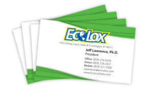 EcoLox Dyes - Business Card Design