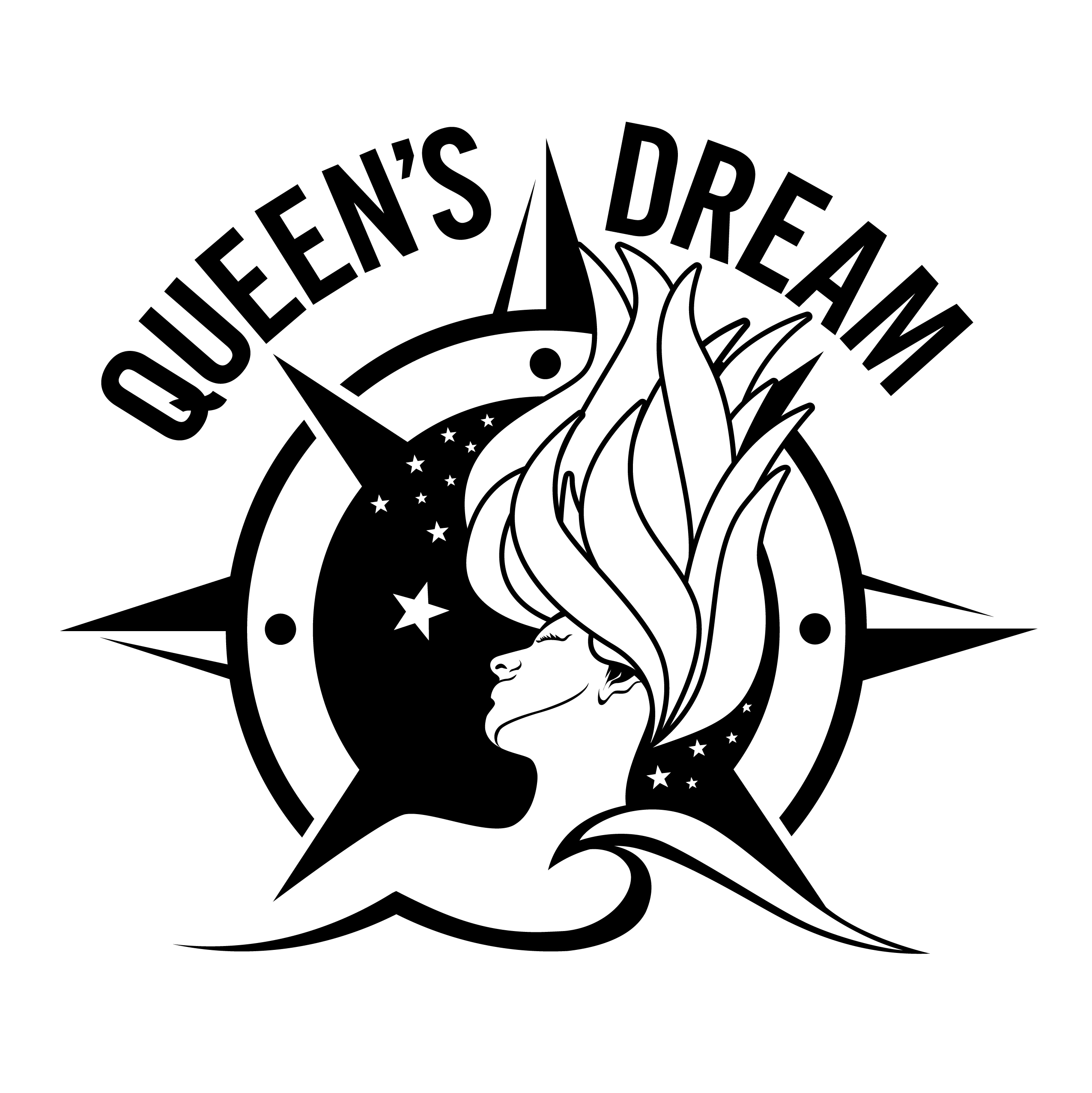 Queen's Dream Sailing Vessel Logo