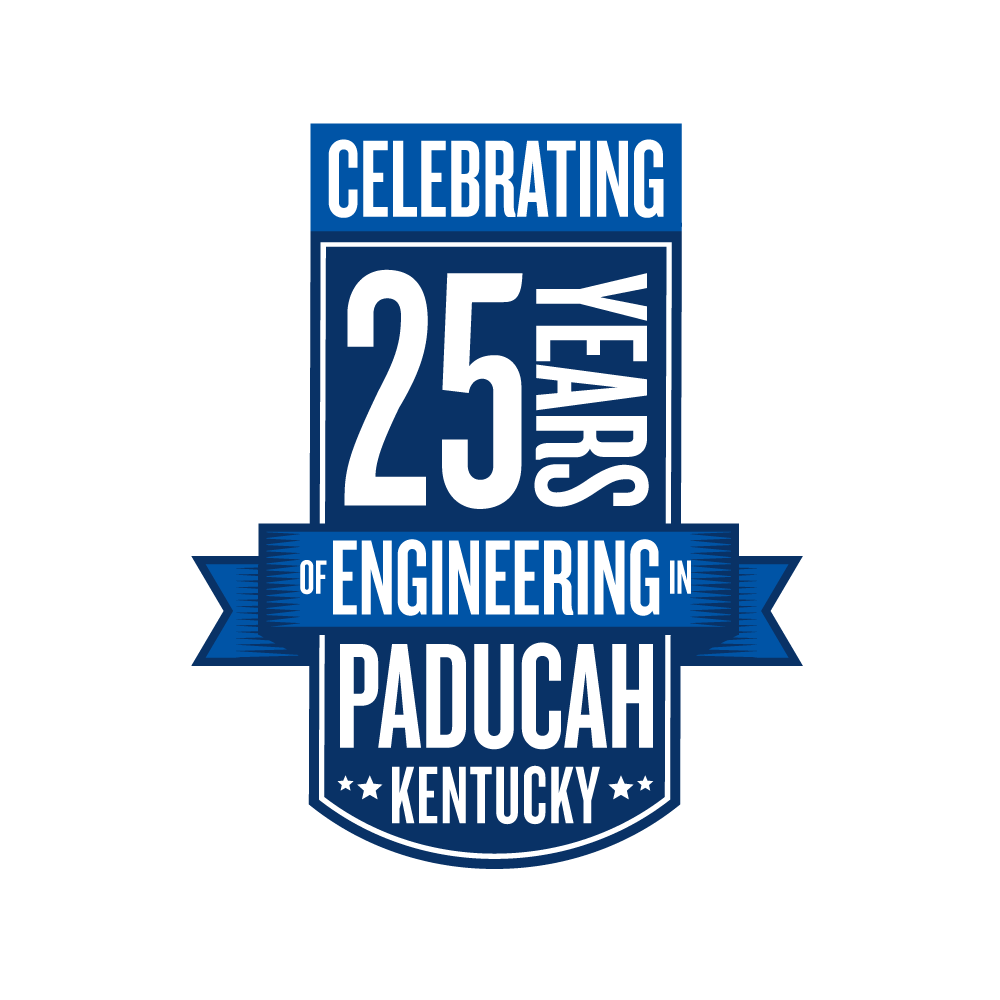 UK College of Engineering Paducah Campus 25th Anniversary Logo Design
